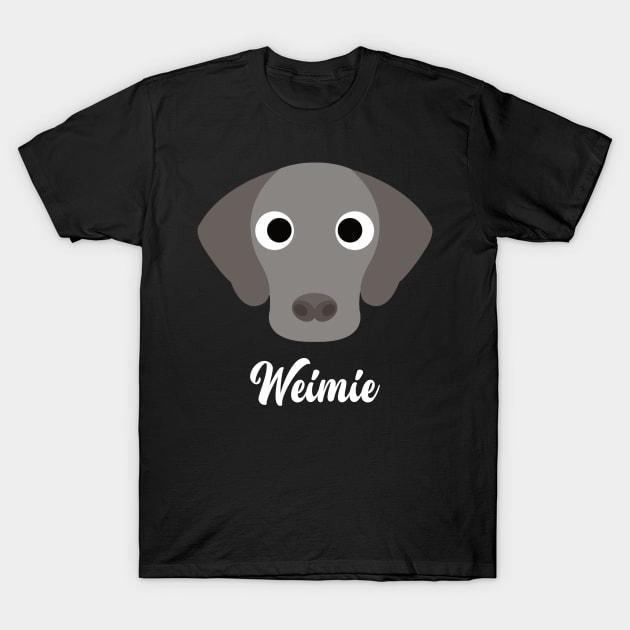 Weimie - Weimaraner T-Shirt by DoggyStyles